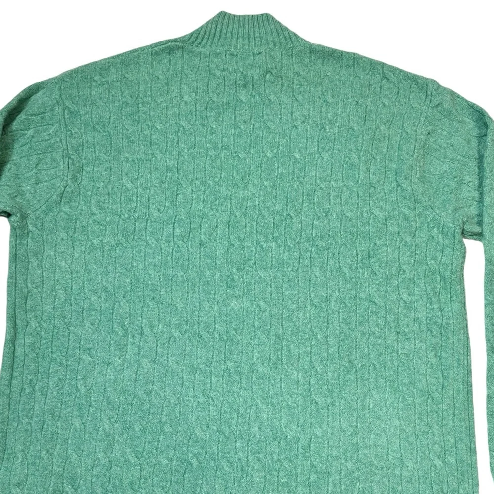 J. Crew Cable-Knit Mockneck Sweater